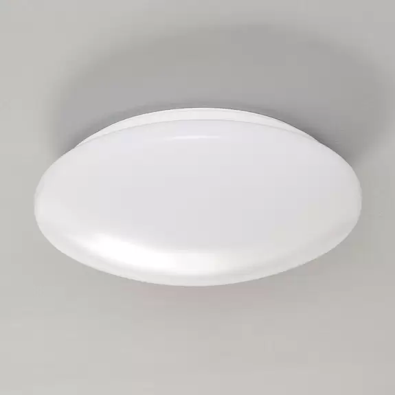 Lampenwelt LED-Deckenlampe Pollux, Ø 27 cm, Kunststoff, Bewegungsmelder Fabrik Onlineshop