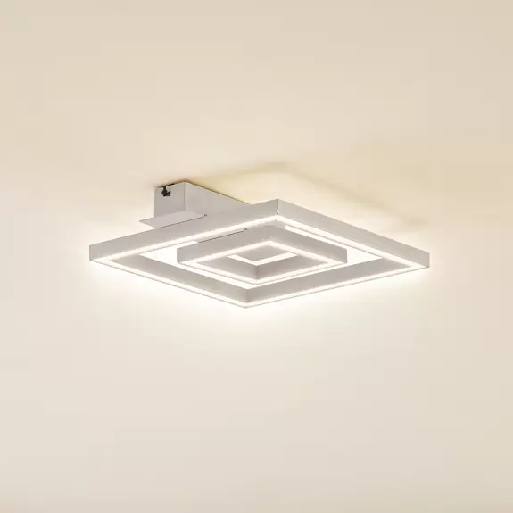 Lampenwelt Lindby LED-Deckenleuchte Madamo, weiß, 30 cm, 3000K Sonderangebot der Fabrik