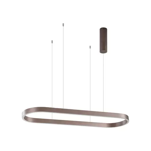 Lampenwelt Lucande Smart LED-Hängeleuchte Melinay, kaffee, CCT, Tuya 50% Rabatt für begrenzte Zeit