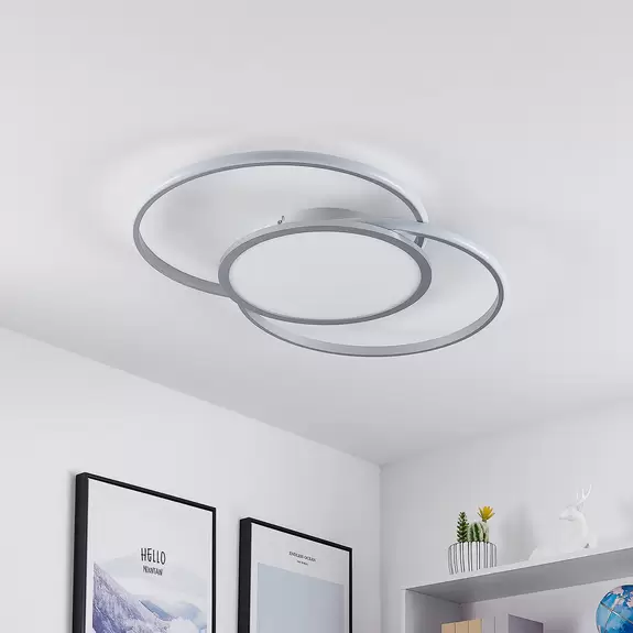 Lampenwelt Lucande Senne LED-Deckenlampe, CCT-Farbwechsel im Angebot