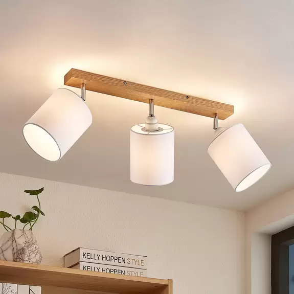 Lampenwelt Lindby Imarin Deckenstrahler, 3-flammig, weiß Günstiger Verkauf