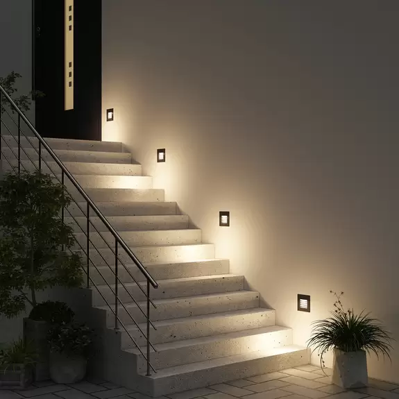 Lampenwelt Arcchio Makio Wandeinbauleuchte, schwarz, G9, IP65 Bis zu 60% Rabatt