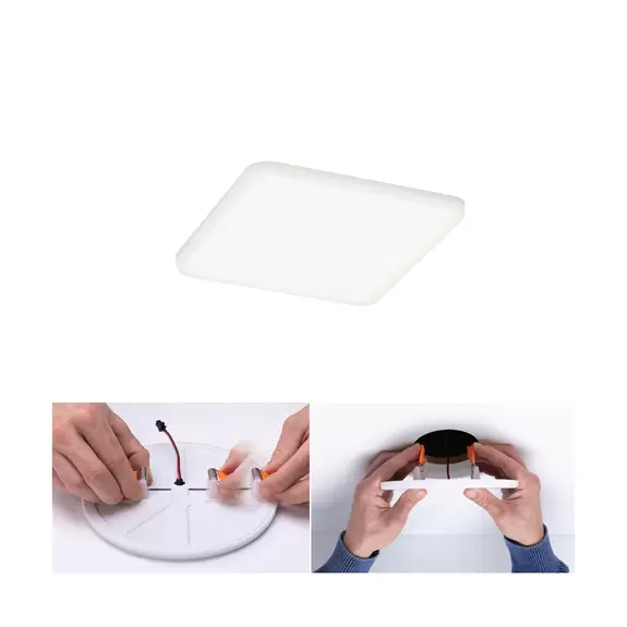 Lampenwelt Paulmann Veluna LED-Einbauleuchte 4.000K 12,5x12,5 Super Rabatt