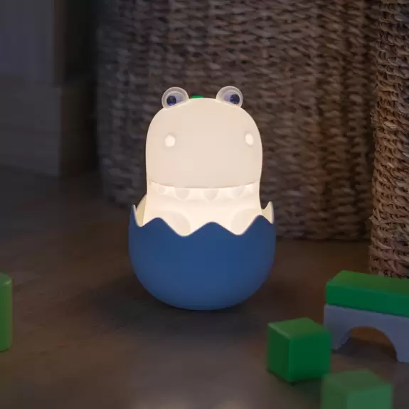 Lampenwelt LED-Akku-Nachttischleuchte Diggy Dino, USB, RGBW Speichern exportieren