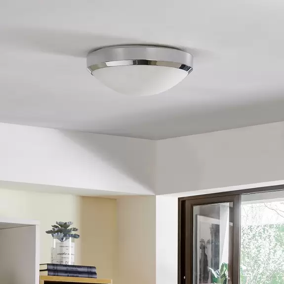 Lampenwelt Arcchio Drilona LED-Bad-Deckenlampe, chrom, IP44 Im Verkauf