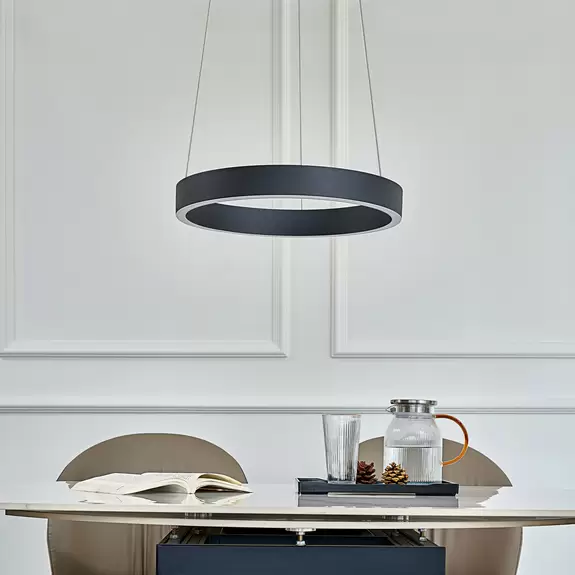 Lampenwelt Arcchio Answin LED-Hängeleuchte 26,4 W schwarz Blitzverkäufe