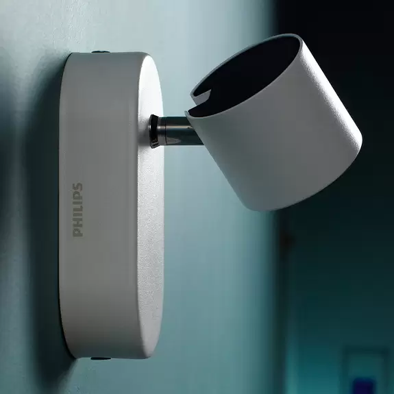 Lampenwelt Philips Star schwenkbarer LED-Strahler weiß 1flg Fabrik Onlineshop