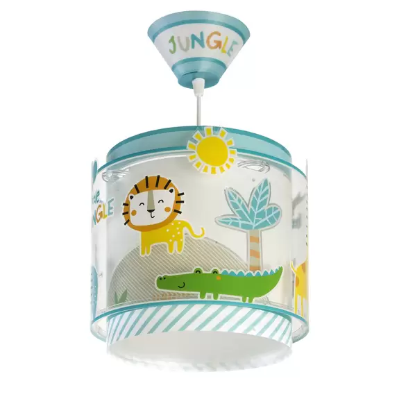 Lampenwelt Kinder-Hängeleuchte Little Jungle, einflammig Versandkostenfrei