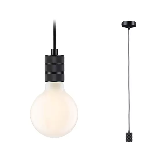 Lampenwelt Paulmann Neordic Tilla Pendellampe schwarz Flash Sale
