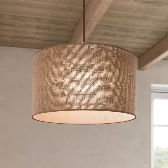 Lampenwelt Hängeleuchte Senso, rund, Ø 40 cm Osterangebot