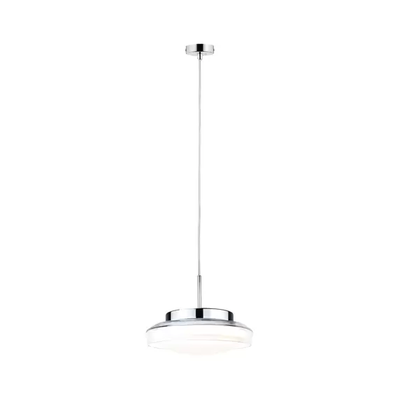 Lampenwelt Paulmann Luena LED-Hängeleuchte IP44 chrom Ø25cm Saisonale Angebote