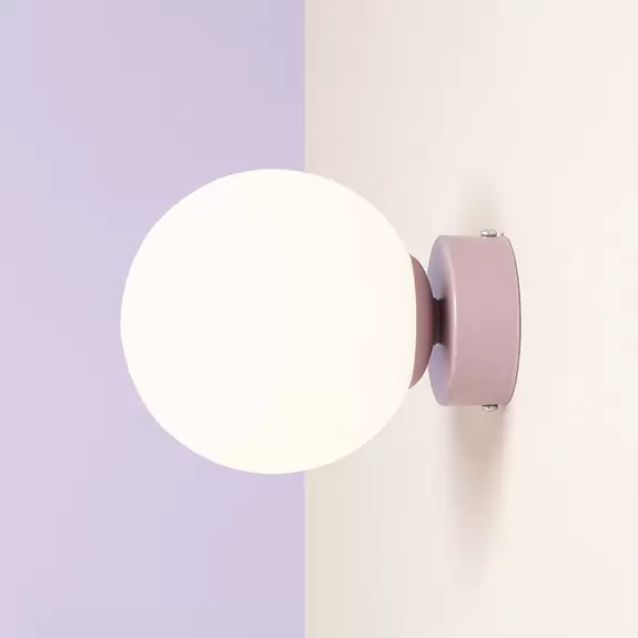 Lampenwelt Wandlampe Joel, flieder/weiß, einflammig Tägliche Deals