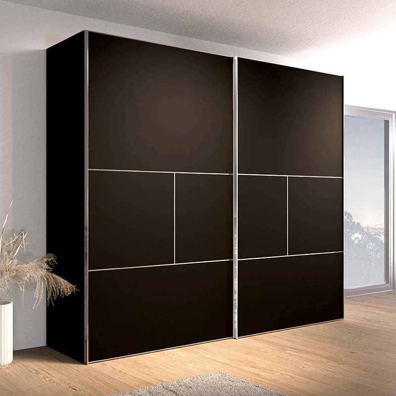 Hülsta METIS 21 – Kleiderschrank Supermatt schwarz