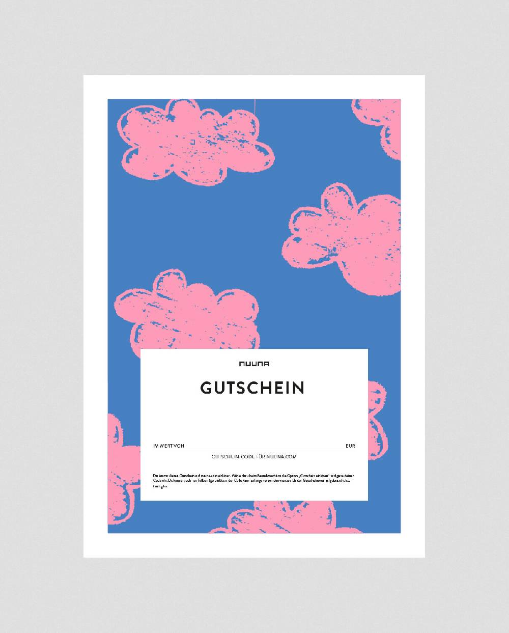 Nuuna Geschenkgutschein Digital Clouds