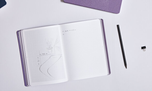 Nuuna Notizbuch Workbook L Améthyste by MUT Design Studio Nur für heute