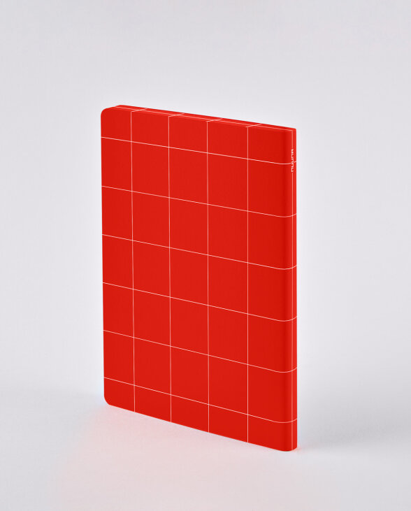 Nuuna Notizbuch Break The Grid L Light Rot Clearance-Verkauf