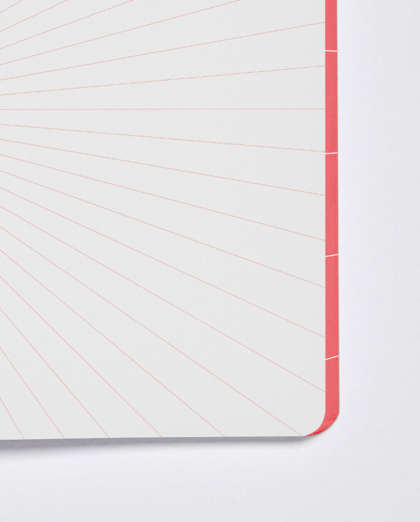 Nuuna Notizbuch Break The Grid L Light Rot Clearance-Verkauf