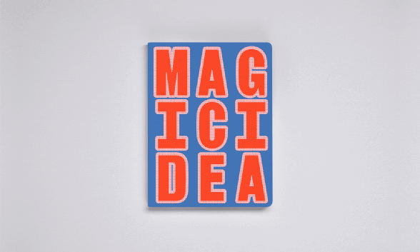 Nuuna Notizbuch Graphic Glow L Magic Idea Im Verkauf