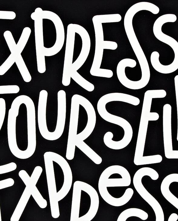 Nuuna Notizbuch Graphic L Express Yourself 2025