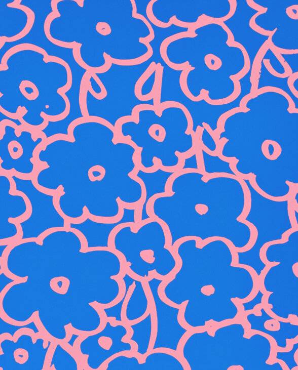 Nuuna Notizbuch Graphic L Flower Power Auslauf