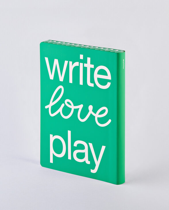 Nuuna Notizbuch Graphic L Write Love Play Großer Ausverkauf