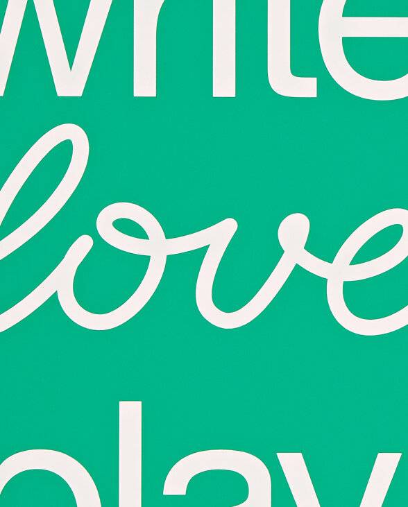 Nuuna Notizbuch Graphic L Write Love Play Großer Ausverkauf