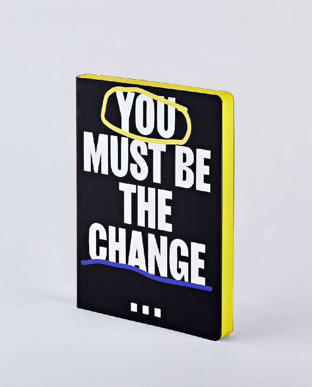 Nuuna Notizbuch Graphic L You Must Be The Change