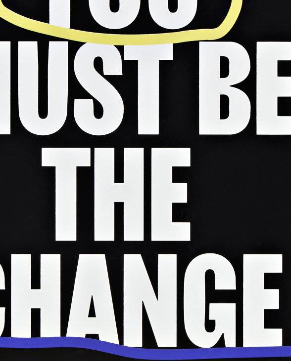 Nuuna Notizbuch Graphic L You Must Be The Change Flash Sale