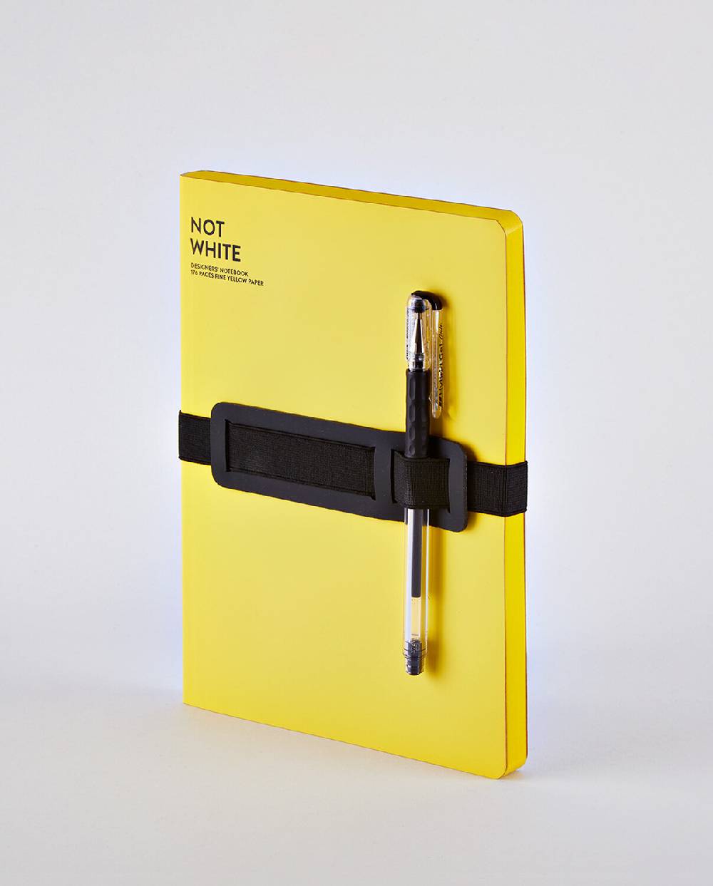 Nuuna Notizbuch Not White L Light Gelb