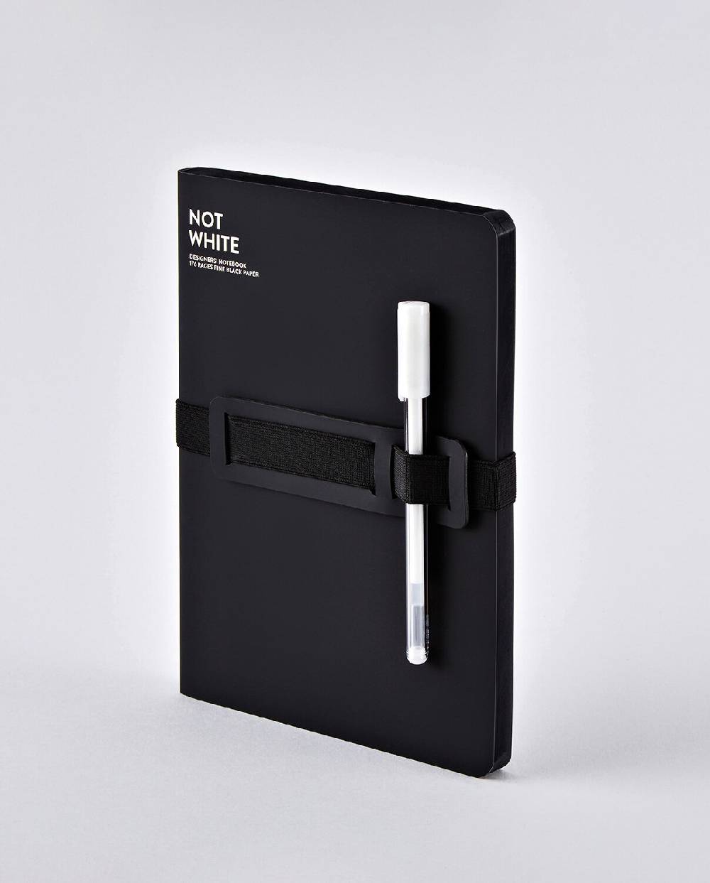 Nuuna Notizbuch Not White L Light Schwarz