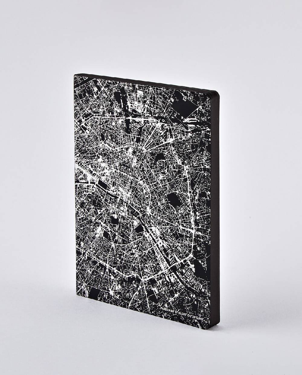 Nuuna Notizbuch Nightflight L Light Paris Silber
