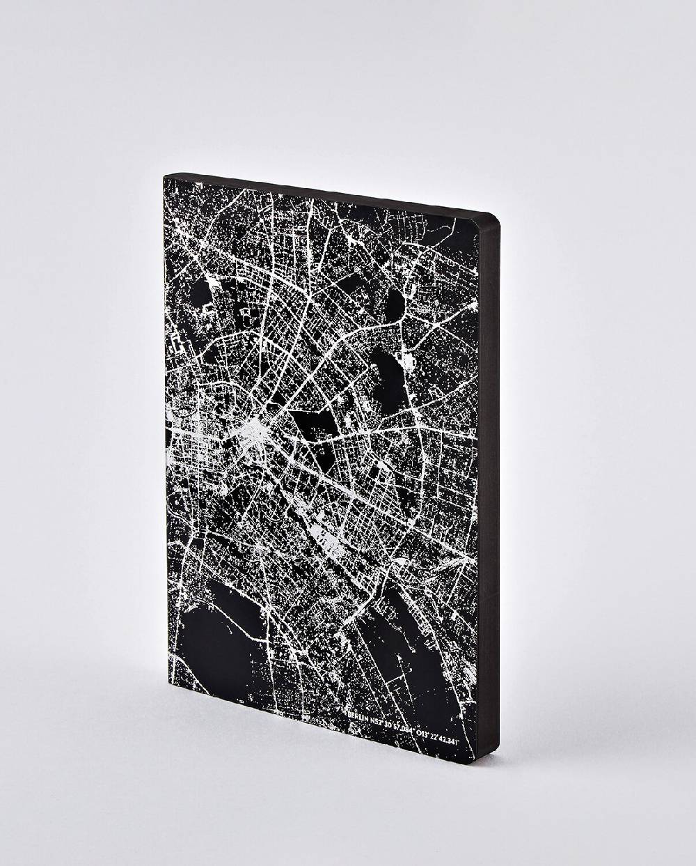 Nuuna Notizbuch Nightflight L Light Berlin Silber