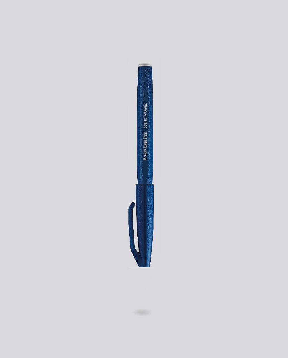 Nuuna Brush Sign Pen Faserschreiber Pentel SES15C CAX Blauschwarz