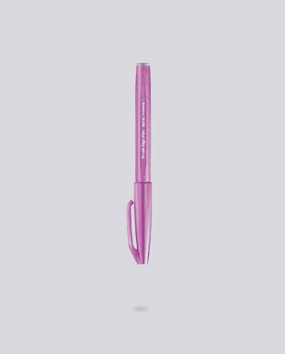 Nuuna Brush Sign Pen Faserschreiber Pentel SES15C P2X Pinklila