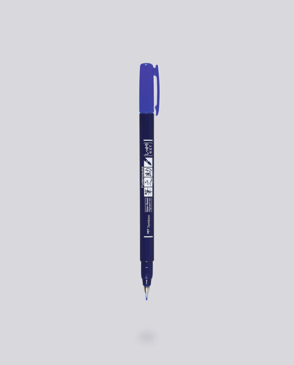 Nuuna Fudenosuke Brush Pen Tombow Blau Riesige Ersparnisse