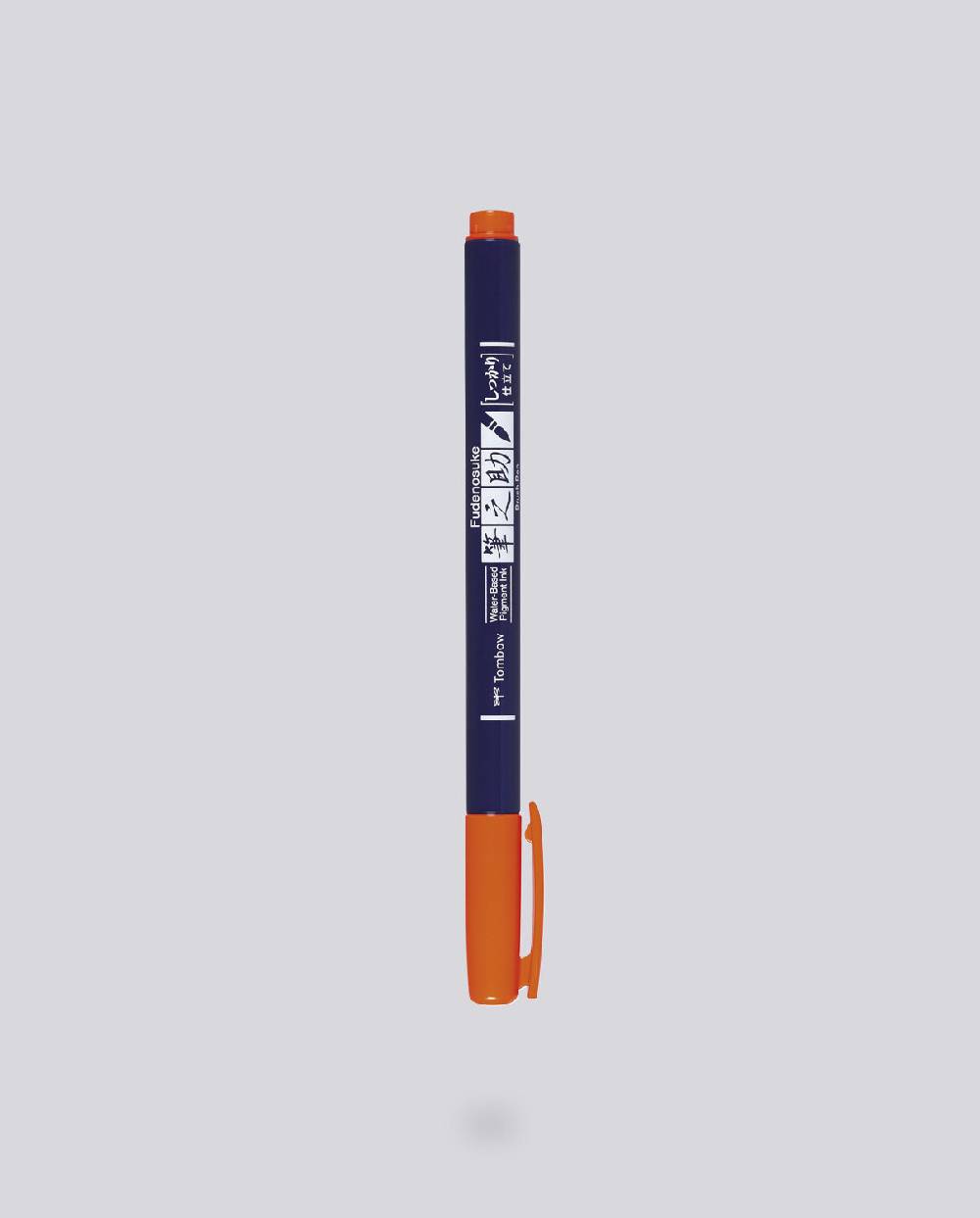 Nuuna Fudenosuke Brush Pen Tombow Orange