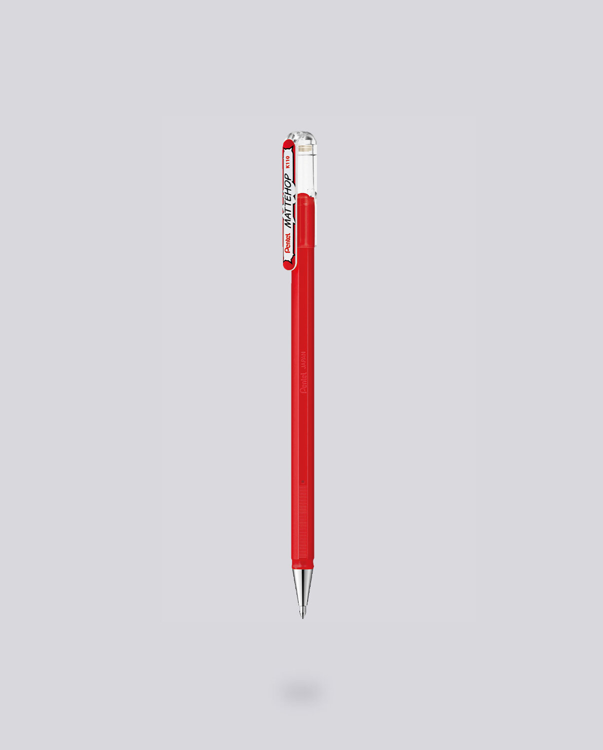 Nuuna Gel Tintenroller Mattehop Pentel K110-VBX 0,5mm Rot