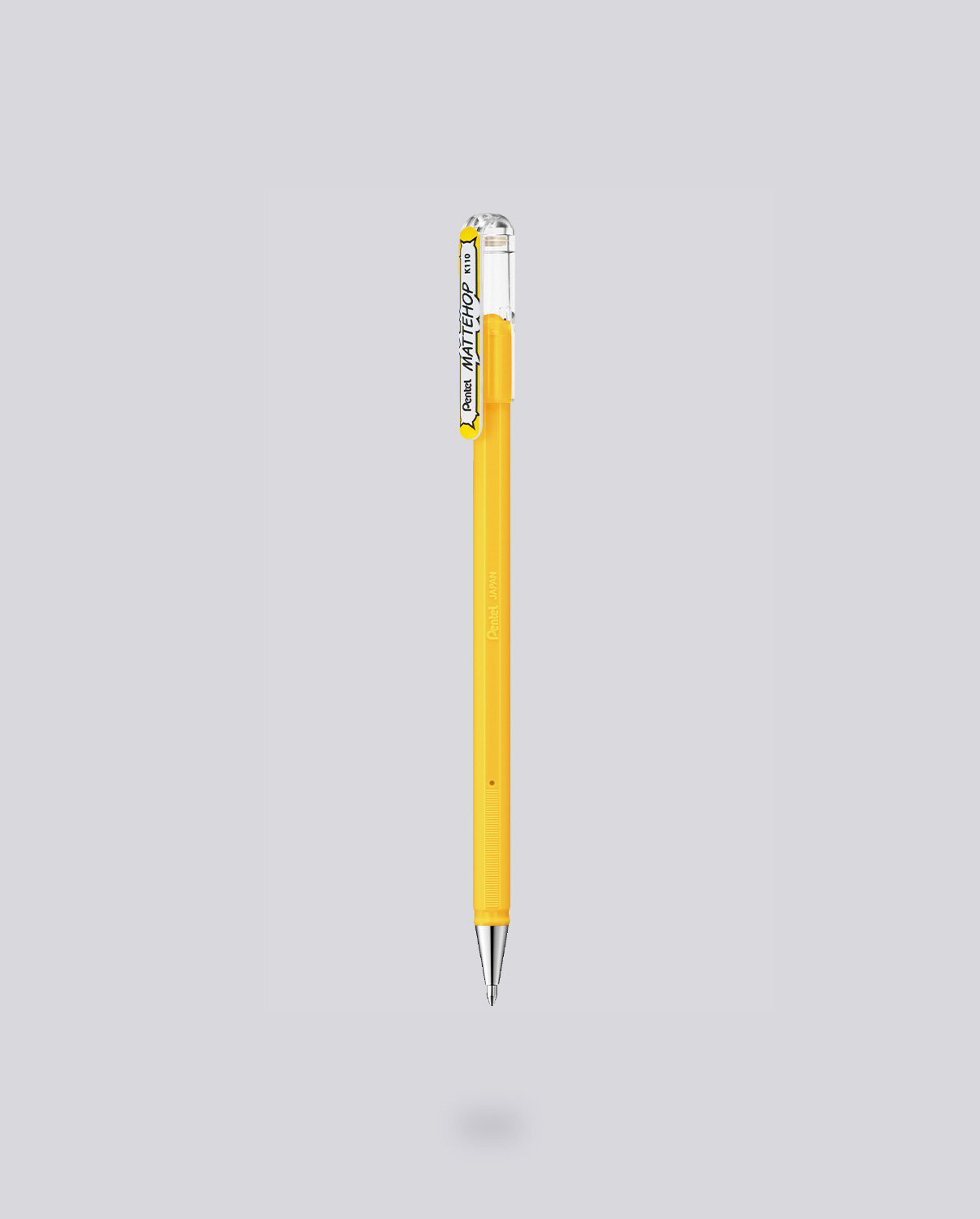 Nuuna Gel Tintenroller Mattehop Pentel K110-VGX 0,5mm Gelb