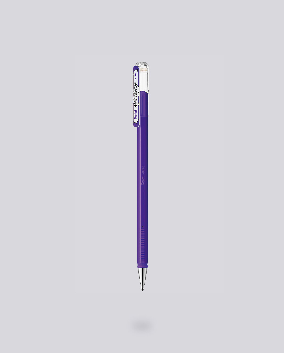 Nuuna Gel Tintenroller Mattehop Pentel K110-VVX 0,5mm Violett
