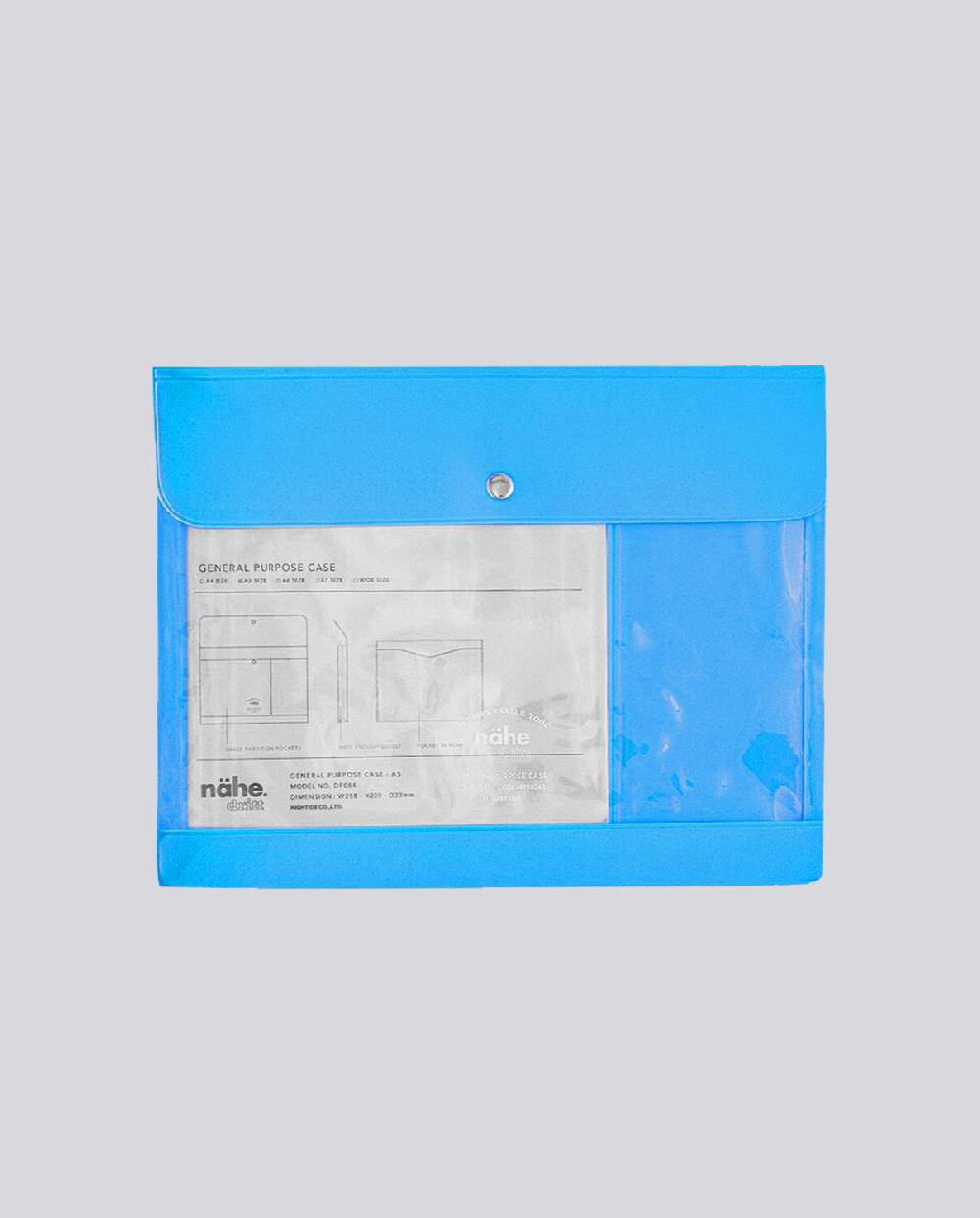Nuuna General Purpose Case A5 Nähe Neon Blau