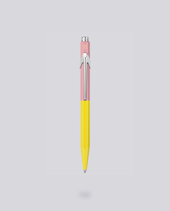 Nuuna Kugelschreiber Caran D'Ache 849 Paul Smith Edition Chartreuse Rose mit Etui Rabatt