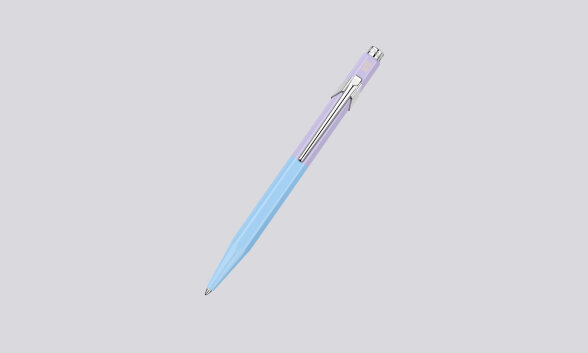 Nuuna Kugelschreiber Caran D'Ache 849 Paul Smith Edition Skyblue Lavender mit Etui Versandkostenfrei