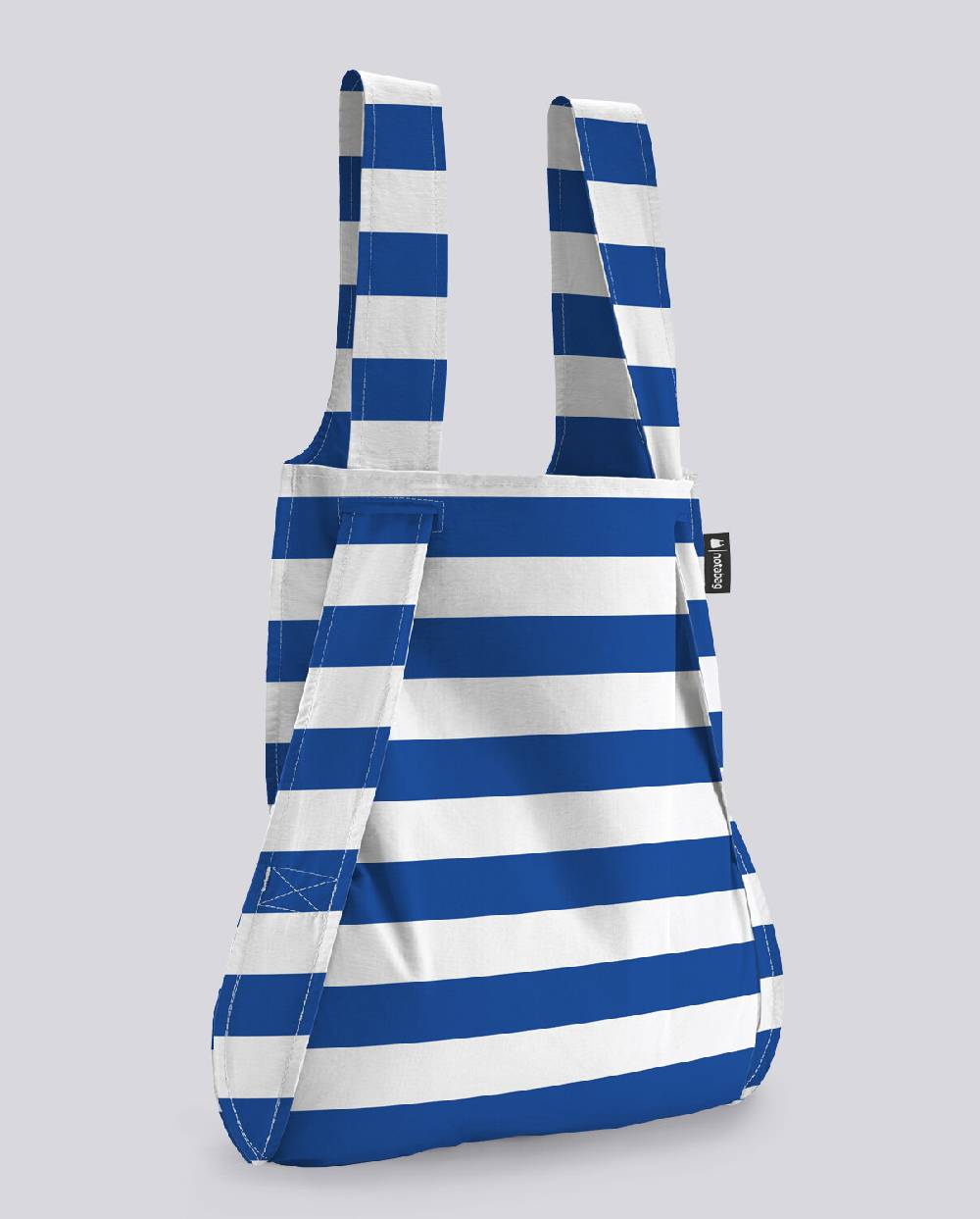 Nuuna Tasche und Rucksack Notabag Marine Streifen Sonderangebot der Fabrik
