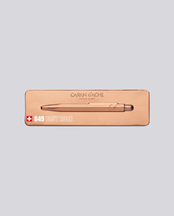 Nuuna Kugelschreiber Caran d'Ache 849 Brut Rosé mit Etui Speichern exportieren