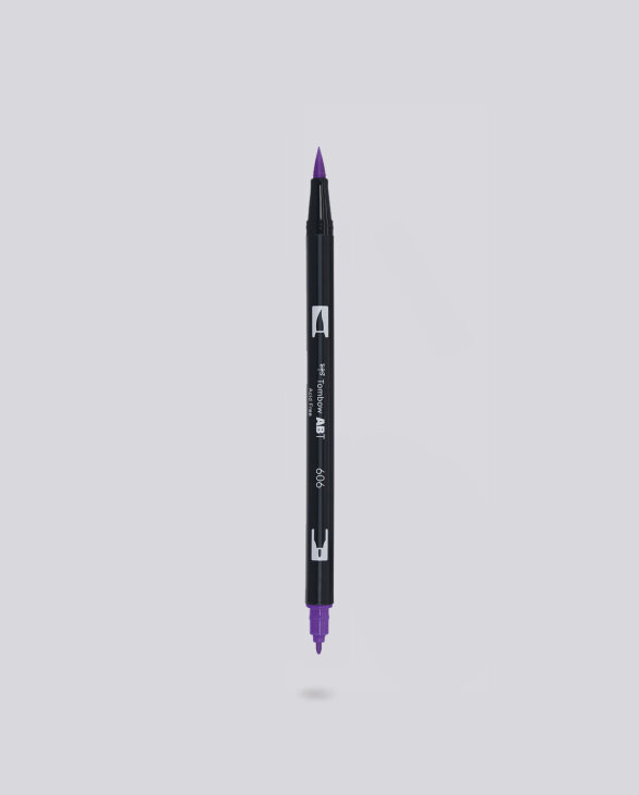 Nuuna Dual Brush Pen Tombow 606 Violet Fabrik Onlineshop