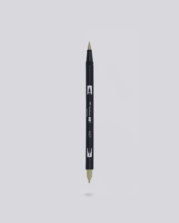 Nuuna Dual Brush Pen Tombow N57 Warm Grey 5 Flash Sale
