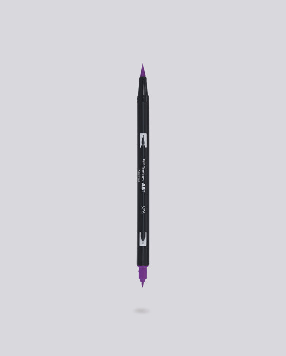 Nuuna Dual Brush Pen Tombow 676 Royal Purple Online Shopping