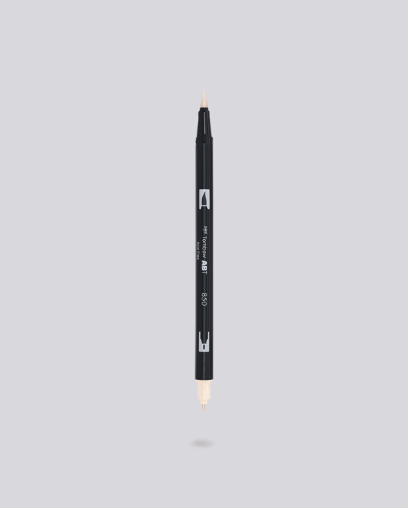 Nuuna Dual Brush Pen Tombow 850 Light Apricot Saisonschlussverkauf