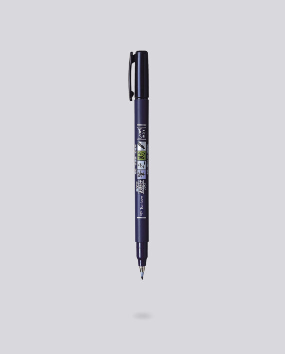 Nuuna Fudenosuke Pen Tombow Hard Type Schwarz Valentinstagsangebot