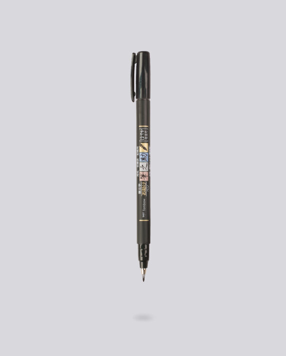 Nuuna Fudenosuke Pen Tombow Soft Type Schwarz Jubiläumsangebot